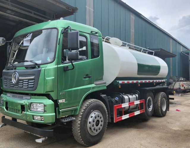 Xe bồn Dongfeng 3 chân 270HP téc phun nước 13 khối (đời 2026) – Thông số & báo giá