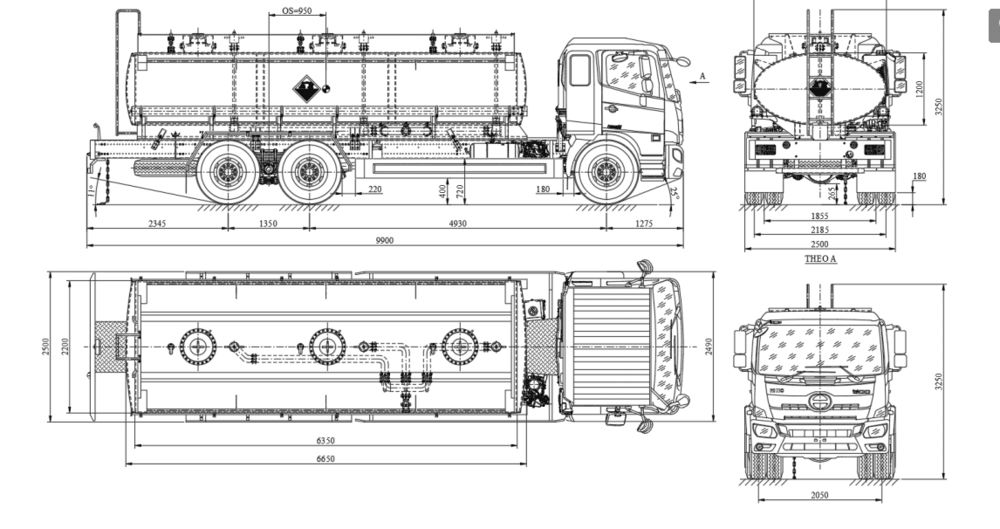 Xe Hino FM thế hệ mới chở hóa chất ra mắt năm 2024