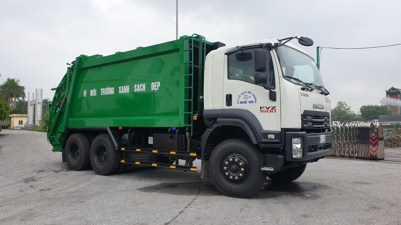 Báo giá xe ISUZU FVZ 1500 cuốn ép rác 20m3 mới nhất