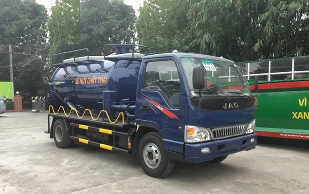 Xe hút chất thải JAC 06 khối