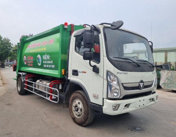 Xe cuốn ép rác Ollin S720 11 khối