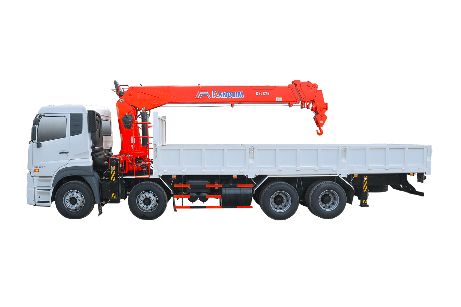 Xe tải UD Trucks 4 chân gắn cẩu Kanglim 12 tấn