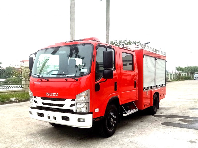 Báo giá xe chữa cháy téc nước 4 khối ISUZU tại Hà Nội