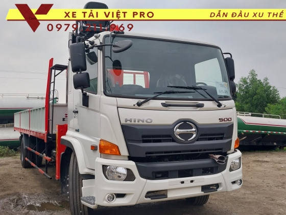Xe tai hino FG gắn cẩu Kanglim 5 tấn giá bao nhiêu?