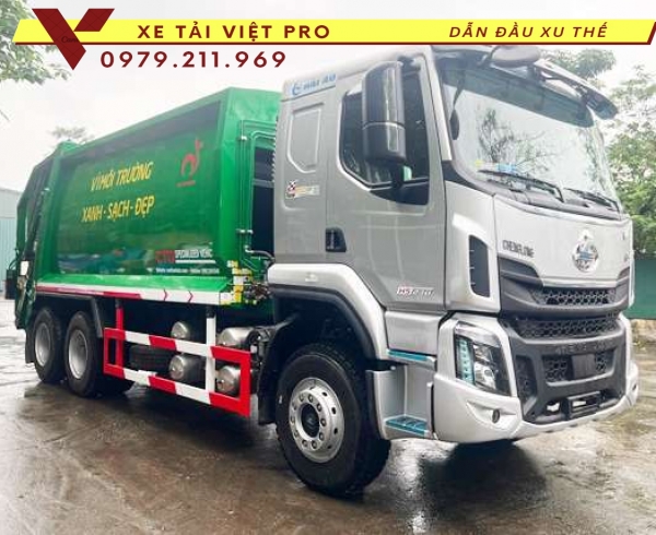 Chenglong 3 chân thùng chở Hooklift