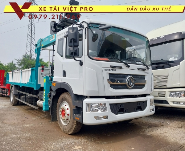 Xe Dongfeng D11 gắn cẩu Hyundai 7 tấn giá rẻ chất lượng cao, báo giá mới nhất