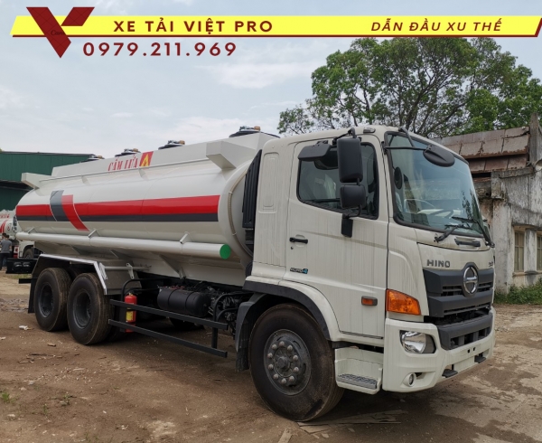 Đánh giá Hino FL 2 chân téc chở xăng dầu sẽ như thế nào