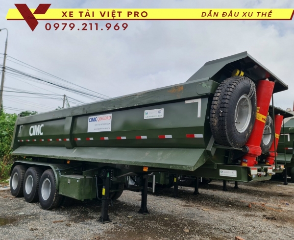 Báo giá sơ mi rơ mooc ben CIMC mới nhất năm 2024