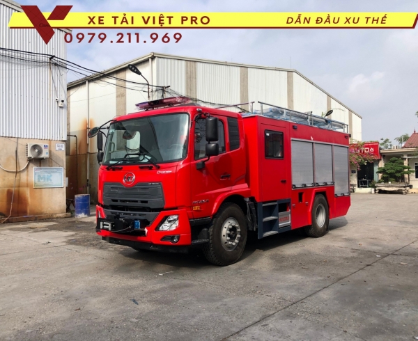 Báo giá xe chữa cháy UD trucks 8 khối mới nhất hiện nay