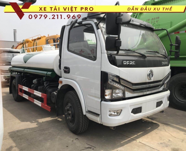 Giá xe Dongfeng D7 téc nước 6 khối nhập khẩu mới nhất