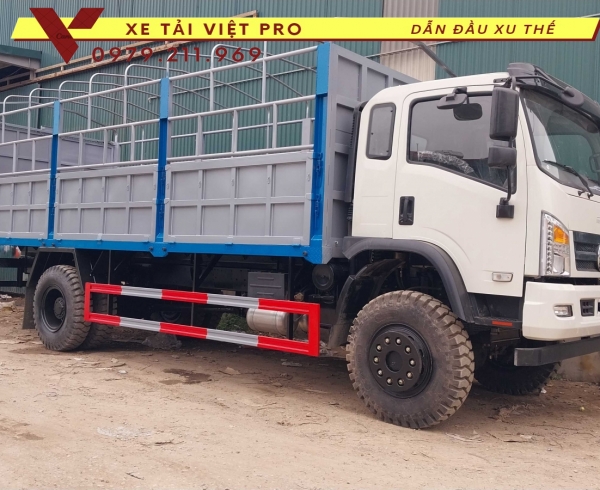 Xe Dongfeng 2 cầu 7 tấn tải thùng mui bạt - Báo giá mới nhất