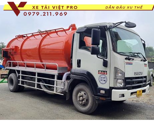 Xe ô tô hút chất thải ISUZU 6 khối
