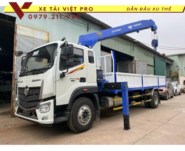 Xe tải Auman C160 gắn cẩu Tadano 5 tấn - Đánh giá và mức đầu tư như thế nào?