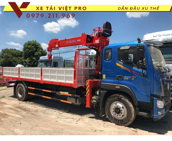 Xe tải Auman C160 gắn cẩu Kangim 5T