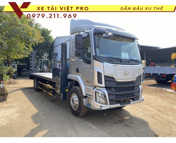 Xe chenglong 2 chân chở xe máy chuyên dùng