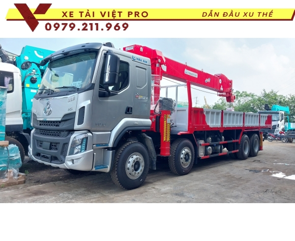 Xe tải Chenglong gắn cẩu Atom 15 tấn, Thông số và báo giá