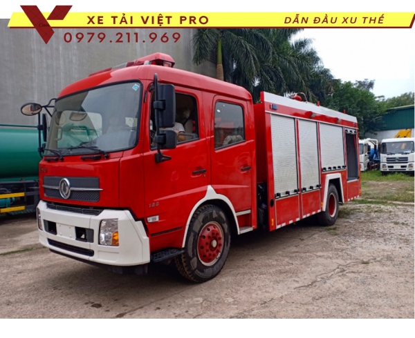Xe chữa cháy 7000 lít Dongfeng B180 