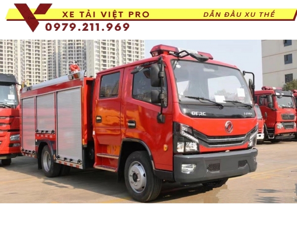Báo giá xe cứu hỏa Dongfeng 5 khối