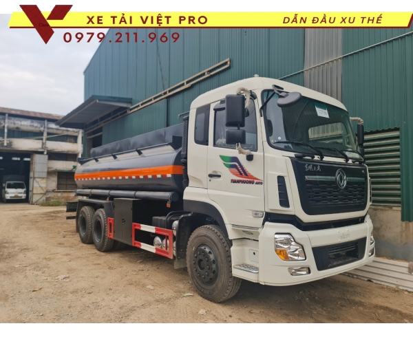 Báo giá Dongfeng 3 chân téc chở hóa chất 14m3 mới nhất tại Hà Nội