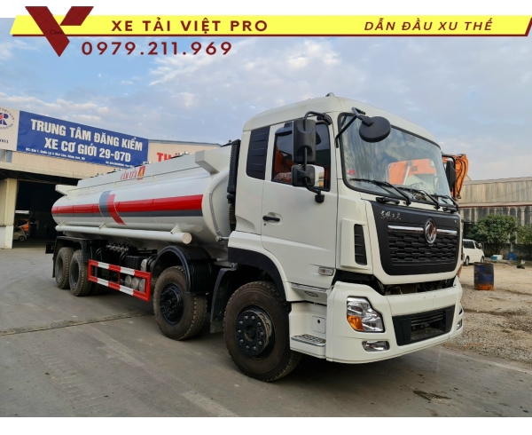 Đánh giá xe dongfeng 4 chân téc chở xăng dầu
