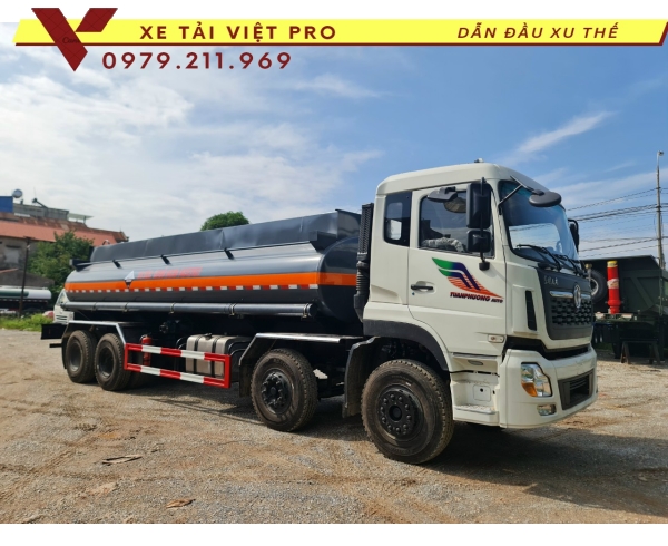 Báo giá xe Dongfeng 4 chân téc chở hóa chất 16.000 lít