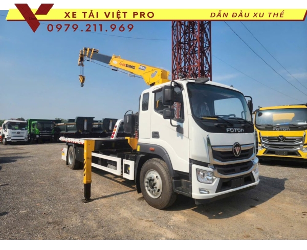 Xe Cứu Hộ Foton Aumark 3 Chức Năng Sàn Trượt Gắn Cẩu Càng Kéo