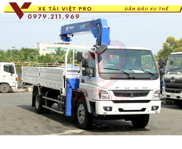 Xe tải FUSO FI 170 gắn cẩu Tadano 5 tấn đánh giá xe