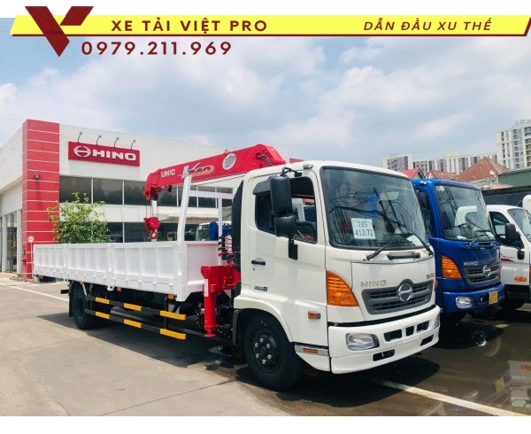 Xe tải Hino FC gắn cẩu Unic 3 tấn - Siêu phẩm vận chuyển hàng hóa nhẹ