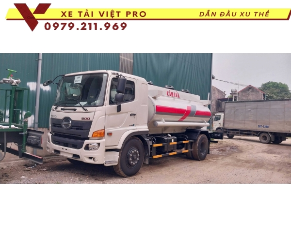 Xe Hino FG téc chở xăng dầu mới nhất năm 2024