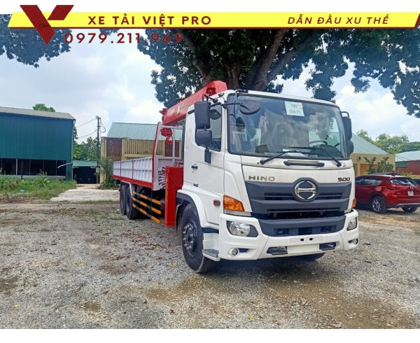 Xe tải Hino FM gắn cẩu Unic 8 tấn, thông số và báo giá mới nhất 2024