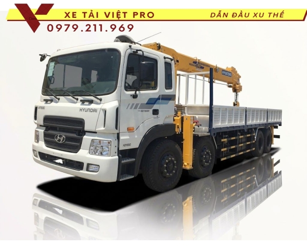 Hyundai HD320 Gắn Cẩu Soosan 12 Tấn