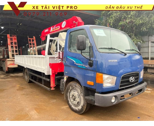 Xe tải Hyundai 110xl gắn cẩu Unic 3 tấn giá bao nhiêu? Hãy tìm hiểu tại đây