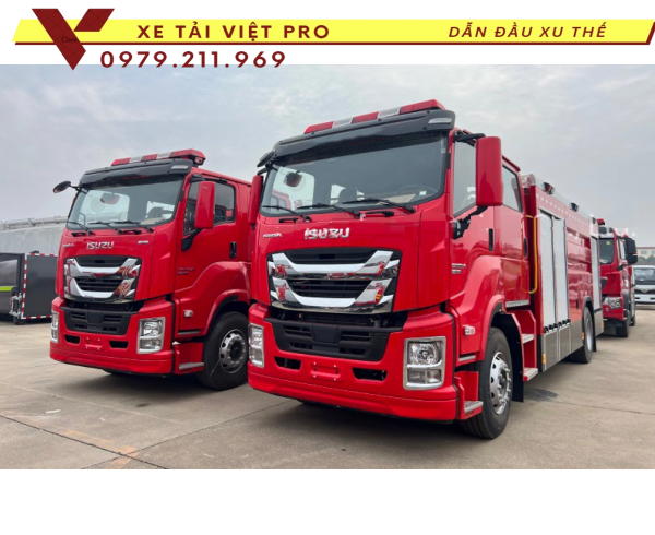Xe cứu hỏa ISUZU Giga 5 khối nước