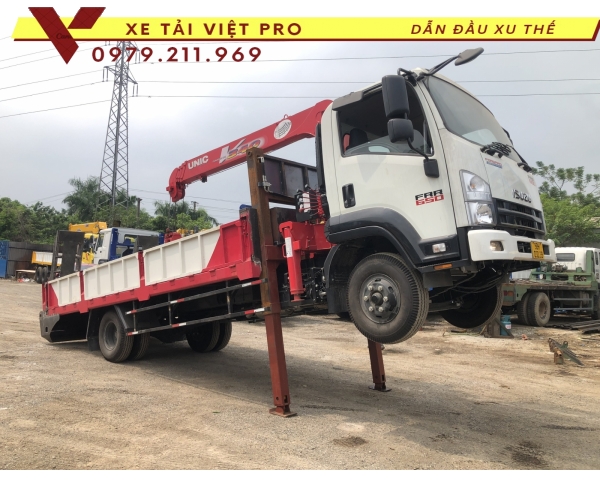 Đánh giá xe ISUZU FRR 650 nâng đầu có gắn cẩu sẽ như thế nào?