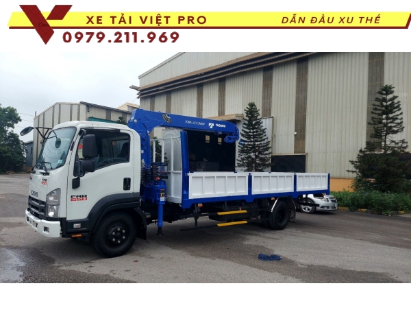 Isuzu gắn cẩu Tadano 3 tấn giá bao nhiêu