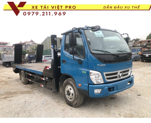 5 loại xe tải nâng đầu chở máy công trình cùng phân khúc với xe Ollin S120