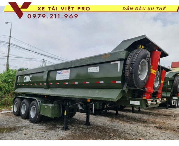 Báo giá sơ mi rơ mooc ben CIMC mới nhất năm 2024