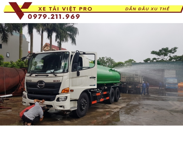 Thông số kỹ thuật và báo giá xe Hino FL téc nước 14 khối