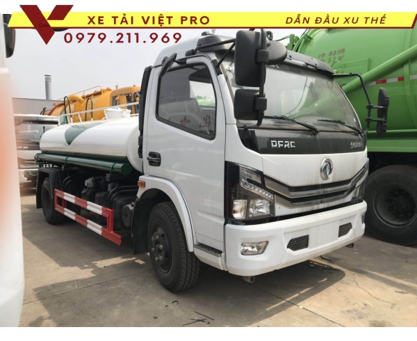 Giá xe Dongfeng D7 téc nước 6 khối nhập khẩu mới nhất