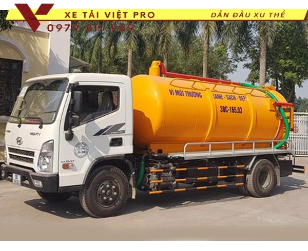 Hyundai EX8 Xe hút chất thải 7 khối