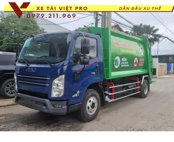 Xe tải Đô Thành IZ650 cuốn ép chở rác 10 khối giá bao nhiêu