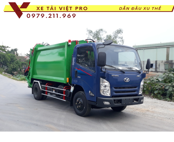 Xe JMC ép chở rác 8,5m3 Mẫu xe vệ sinh môi trường thế hệ mới