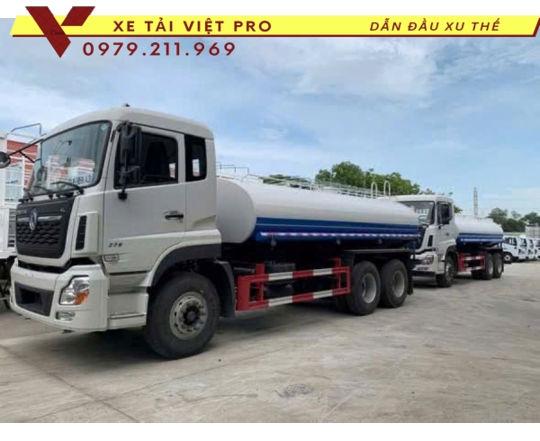 Xe Tải Bồn Téc Nước 12.5 Khối Dongfeng 6x4