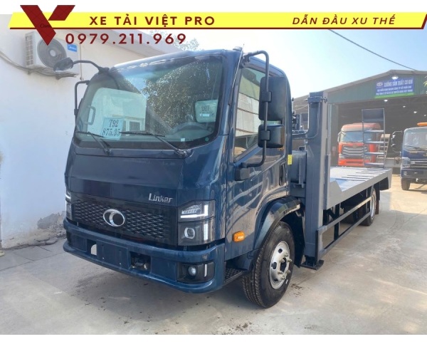 Xe Tải Linker Nâng Đầu Chở Máy