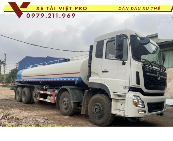 Báo giá mới nhất xe tải Dongfeng 5 chân téc nước 20 khối