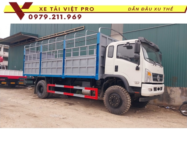 Xe Dongfeng 2 cầu 7 tấn tải thùng mui bạt - Báo giá mới nhất