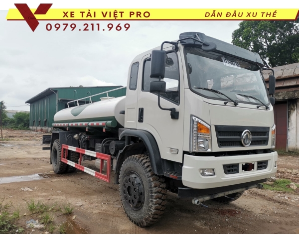 Xe Dongfeng téc nước 8 khối - thông số và giá mới nhất