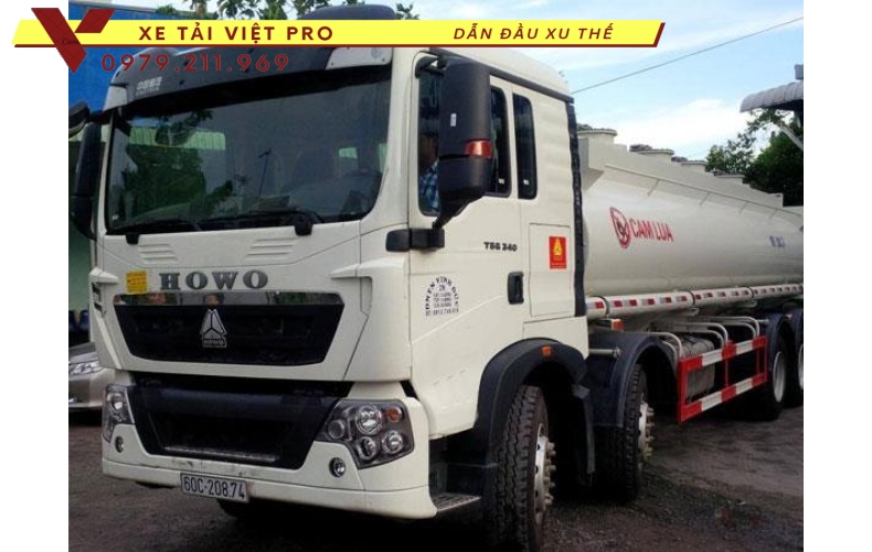 Xe Howo téc chở xăng dầu 23 khối Đặc điểm và đánh giá