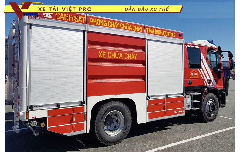 Xe Chữa Cháy Inveco Nước 5000 Lít Nước
