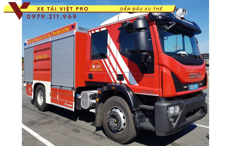 Xe Chữa Cháy Inveco Nước 5000 Lít Nước